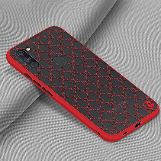 For Samsung Galaxy A11 US PINWUYO Series 2 Generation PC + TPU Anti-drop All-inclusive  Protective Case(Red) - Galaxy Phone Cases by PINWUYO | Online Shopping UK | buy2fix