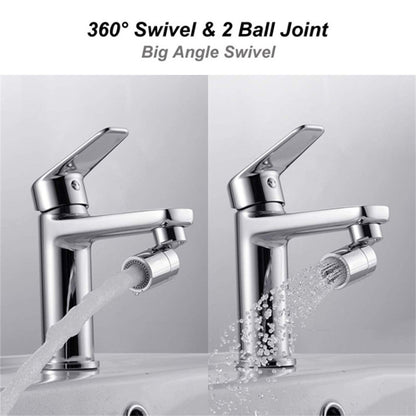 Dual-Function Faucet Spout Bubbler Splash-Proof Two-Function Kitchen Copper Filter, interface:External - Faucets & Accessories by buy2fix | Online Shopping UK | buy2fix
