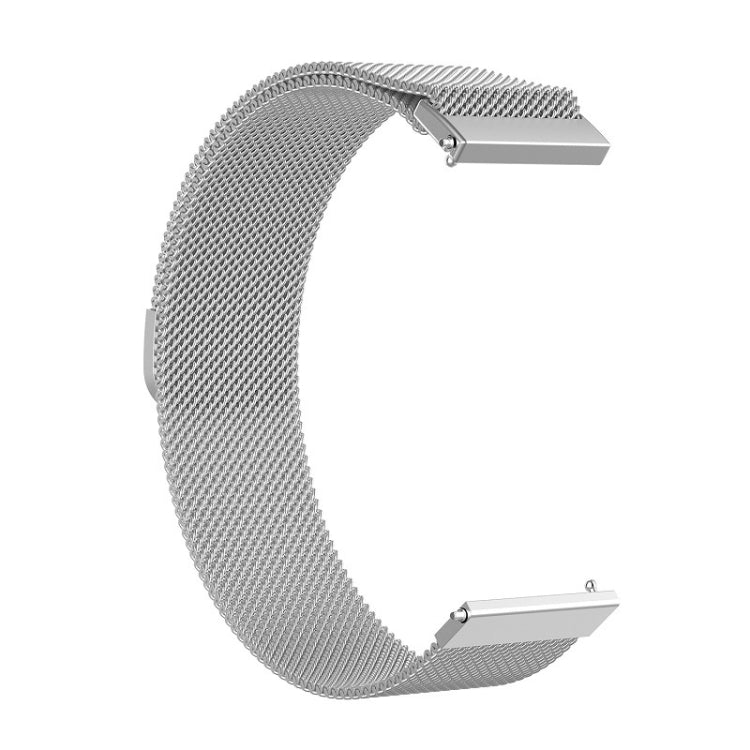 18mm Milan Stainless Steel Mesh Watch Band(Silver) - Watch Bands by buy2fix | Online Shopping UK | buy2fix