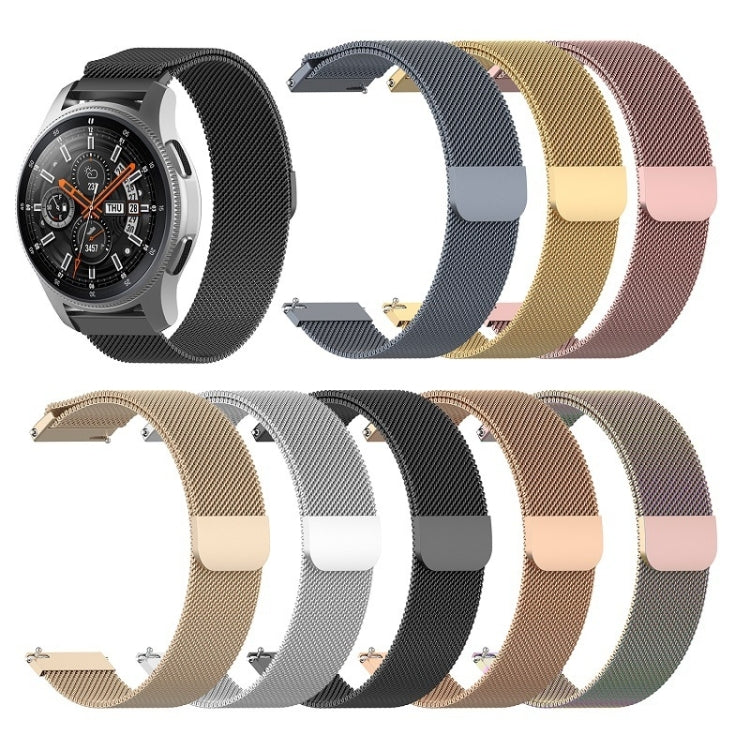 18mm Milan Stainless Steel Mesh Watch Band(Black) - Watch Bands by buy2fix | Online Shopping UK | buy2fix