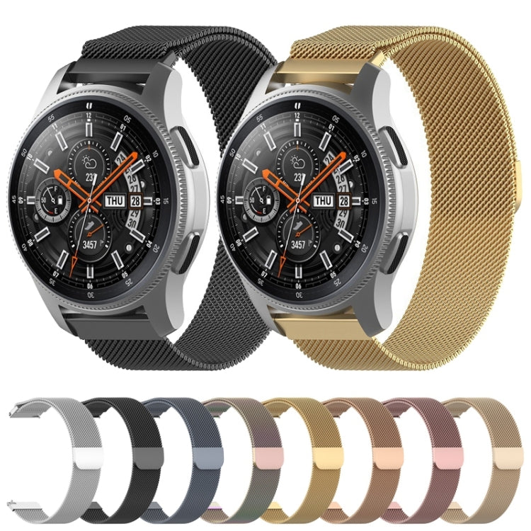 For Honor Magic Watch 2 46MM Milan Stainless Steel Mesh Watch Band 22MM(Silver) by buy2fix