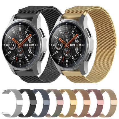 For Honor Magic Watch 2 46MM Milan Stainless Steel Mesh Watch Band 22MM(Silver) by buy2fix