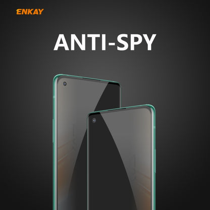 ENKAY Hat-Prince 0.26mm 9H 3D Curved Heat Bending Privacy Anti-spy Full Screen Tempered Glass Film - OnePlus Tempered Glass by ENKAY | Online Shopping UK | buy2fix