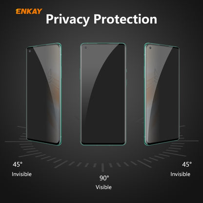 ENKAY Hat-Prince 0.26mm 9H 3D Curved Heat Bending Privacy Anti-spy Full Screen Tempered Glass Film - OnePlus Tempered Glass by ENKAY | Online Shopping UK | buy2fix