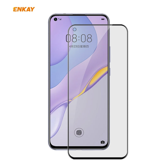 For Huawei NOVA 7 ENKAY Hat-Prince 0.26mm 9H 6D Privacy Anti-spy Full Screen Tempered Glass Film - Huawei Tempered Glass by ENKAY | Online Shopping UK | buy2fix