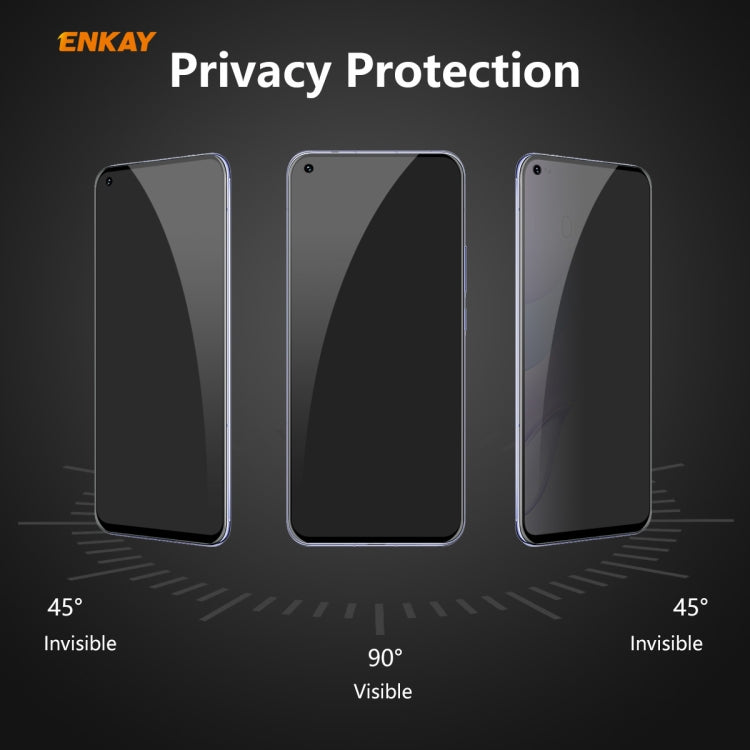 For Huawei NOVA 7 ENKAY Hat-Prince 0.26mm 9H 6D Privacy Anti-spy Full Screen Tempered Glass Film - Huawei Tempered Glass by ENKAY | Online Shopping UK | buy2fix