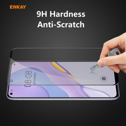 For Huawei NOVA 7 ENKAY Hat-Prince 0.26mm 9H 6D Privacy Anti-spy Full Screen Tempered Glass Film - Huawei Tempered Glass by ENKAY | Online Shopping UK | buy2fix
