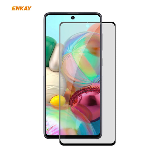 For Samsung Galaxy A71 ENKAY Hat-Prince 0.26mm 9H 6D Privacy Anti-spy Full Screen Tempered Glass Film - Galaxy Tempered Glass by ENKAY | Online Shopping UK | buy2fix