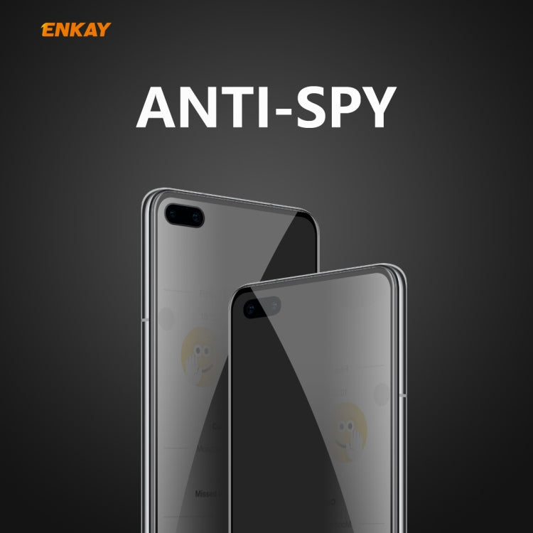 For HUAWEI P40 ENKAY Hat-Prince 0.26mm 9H 6D Privacy Anti-spy Full Screen Tempered Glass Film - Huawei Tempered Glass by ENKAY | Online Shopping UK | buy2fix
