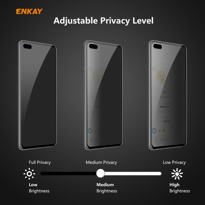 For HUAWEI P40 ENKAY Hat-Prince 0.26mm 9H 6D Privacy Anti-spy Full Screen Tempered Glass Film - Huawei Tempered Glass by ENKAY | Online Shopping UK | buy2fix