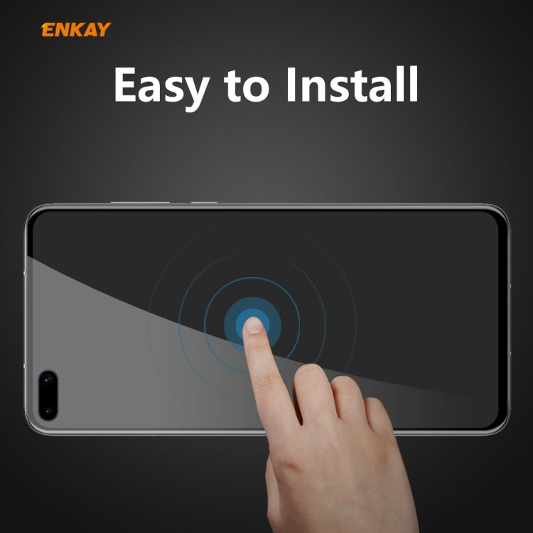 For HUAWEI P40 ENKAY Hat-Prince 0.26mm 9H 6D Privacy Anti-spy Full Screen Tempered Glass Film - Huawei Tempered Glass by ENKAY | Online Shopping UK | buy2fix