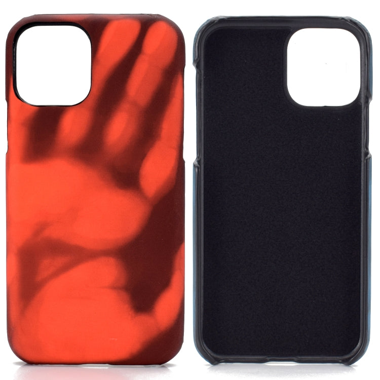 For Samsung Galaxy A81/Note 10 Lite Paste Skin + PC Thermal Sensor Discoloration Protective Back Cover Case(Black to Red) by buy2fix