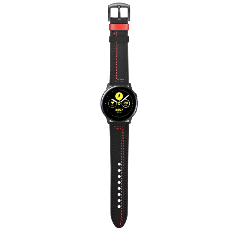 22mm For Huawei Watch GT2e / GT2 46mm Zigzag Leather Watch Band(Black) by buy2fix