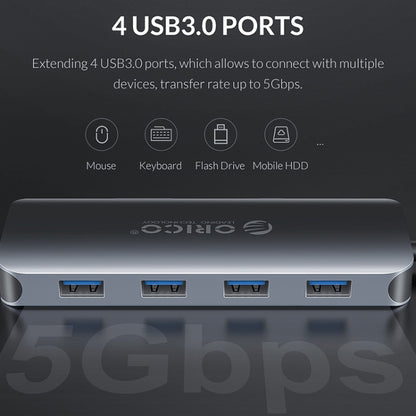 ORICO MC-U111P  11 in 1 Multifunction Docking Station - USB HUB by ORICO | Online Shopping UK | buy2fix