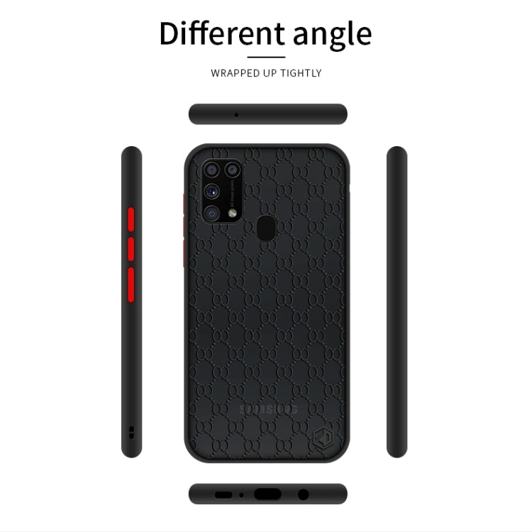 For Samsung Galaxy M31 PINWUYO Series 2 Generation PC + TPU Waterproof and Anti-drop All-inclusive Protective Case(Red) - Galaxy Phone Cases by PINWUYO | Online Shopping UK | buy2fix