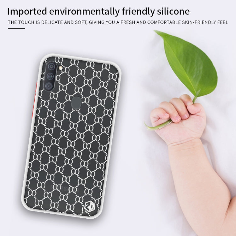 For Samsung Galaxy A11 / M11(EU) PINWUYO Series 2 Generation PC + TPU Waterproof and Anti-drop All-inclusive Protective Case(White) - Galaxy Phone Cases by PINWUYO | Online Shopping UK | buy2fix