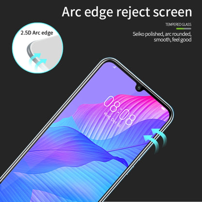 For Huawei Y8P / P smart S PINWUYO 9H 2.5D Full Screen Tempered Glass Film(Black) - Huawei Tempered Glass by PINWUYO | Online Shopping UK | buy2fix