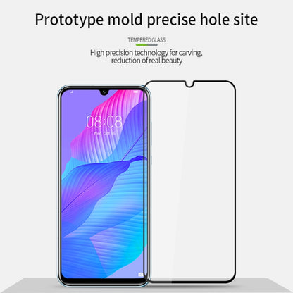 For Huawei Y8P / P smart S PINWUYO 9H 2.5D Full Screen Tempered Glass Film(Black) - Huawei Tempered Glass by PINWUYO | Online Shopping UK | buy2fix