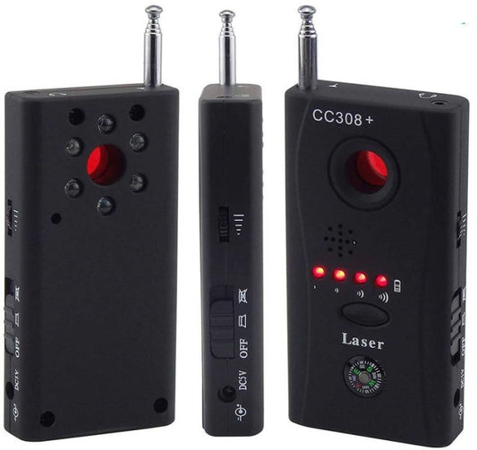 CC308 Full Range Camera Laser  Detector  Mini Wireless Camera Signal GSM Device Finder - RF Signal Detector by buy2fix | Online Shopping UK | buy2fix
