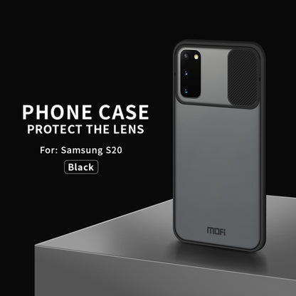 For Samsung Galaxy S20 MOFI Xing Dun Series Translucent Frosted PC + TPU Privacy Anti-glare Shockproof All-inclusive Protective Case(Black) - Galaxy Phone Cases by MOFI | Online Shopping UK | buy2fix