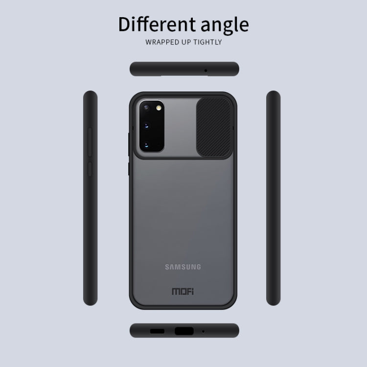 For Samsung Galaxy S20 MOFI Xing Dun Series Translucent Frosted PC + TPU Privacy Anti-glare Shockproof All-inclusive Protective Case(Black) - Galaxy Phone Cases by MOFI | Online Shopping UK | buy2fix