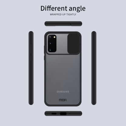 For Samsung Galaxy S20 MOFI Xing Dun Series Translucent Frosted PC + TPU Privacy Anti-glare Shockproof All-inclusive Protective Case(Black) - Galaxy Phone Cases by MOFI | Online Shopping UK | buy2fix