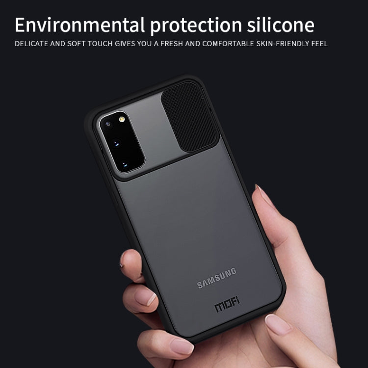 For Samsung Galaxy S20 MOFI Xing Dun Series Translucent Frosted PC + TPU Privacy Anti-glare Shockproof All-inclusive Protective Case(Black) - Galaxy Phone Cases by MOFI | Online Shopping UK | buy2fix