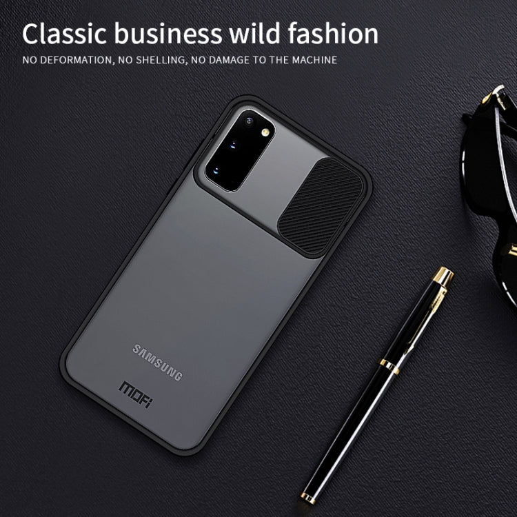 For Samsung Galaxy S20 MOFI Xing Dun Series Translucent Frosted PC + TPU Privacy Anti-glare Shockproof All-inclusive Protective Case(Black) - Galaxy Phone Cases by MOFI | Online Shopping UK | buy2fix