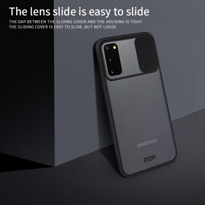 For Samsung Galaxy S20 MOFI Xing Dun Series Translucent Frosted PC + TPU Privacy Anti-glare Shockproof All-inclusive Protective Case(Black) - Galaxy Phone Cases by MOFI | Online Shopping UK | buy2fix