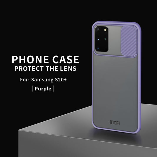 For Samsung Galaxy S20 Plus MOFI Xing Dun Series Translucent Frosted PC + TPU Privacy Anti-glare Shockproof All-inclusive Protective Case(Purple) - Galaxy Phone Cases by MOFI | Online Shopping UK | buy2fix