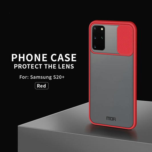 For Samsung Galaxy S20 Plus MOFI Xing Dun Series Translucent Frosted PC + TPU Privacy Anti-glare Shockproof All-inclusive Protective Case(Red) - Galaxy Phone Cases by MOFI | Online Shopping UK | buy2fix