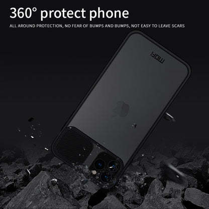 For iPhone 11 Pro Max MOFI Xing Dun Series Translucent Frosted PC + TPU Privacy Anti-glare Shockproof All-inclusive Protective Case(Black) - iPhone 11 Pro Max Cases by MOFI | Online Shopping UK | buy2fix