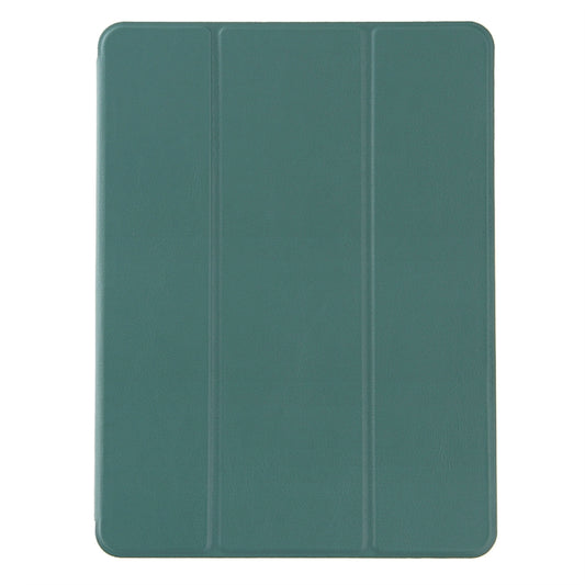 For Samsung Galaxy S6 Lite P610 Honeycomb Ventilation Foldable Deformation Horizontal Flip PU Leather Case with 3-Folding Holder & Pen Slot & Smart Sleep / Wake-up(Dark Night Green) - Tab S6 Lite P610 / P615 by buy2fix | Online Shopping UK | buy2fix