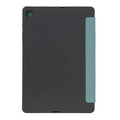 For Samsung Galaxy S6 Lite P610 Honeycomb Ventilation Foldable Deformation Horizontal Flip PU Leather Case with 3-Folding Holder & Pen Slot & Smart Sleep / Wake-up(Dark Night Green) - Tab S6 Lite P610 / P615 by buy2fix | Online Shopping UK | buy2fix