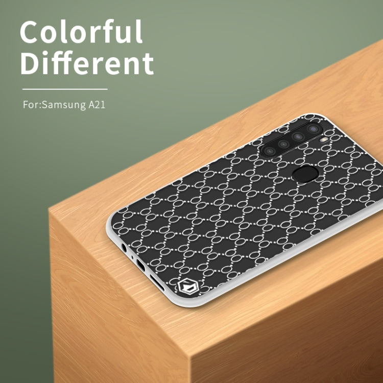 For Samsung Galaxy A21 PINWUYO Series 2nd Generation PC + TPU Anti-drop All-inclusive Protective Shell Matte Back Cover(Black) - Galaxy Phone Cases by PINWUYO | Online Shopping UK | buy2fix