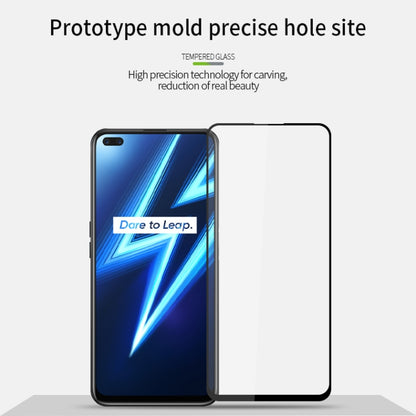 For OPPO Realme 6 Pro PINWUYO 9H 2.5D Full Screen Tempered Glass Film(Black) - Realme Tempered Glass by PINWUYO | Online Shopping UK | buy2fix