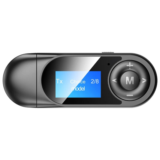 T13 Bluetooth 5.0 Drive-free USB Bluetooth Receiver and Transmitter with Screen - Audio Receiver Transmitter by buy2fix | Online Shopping UK | buy2fix