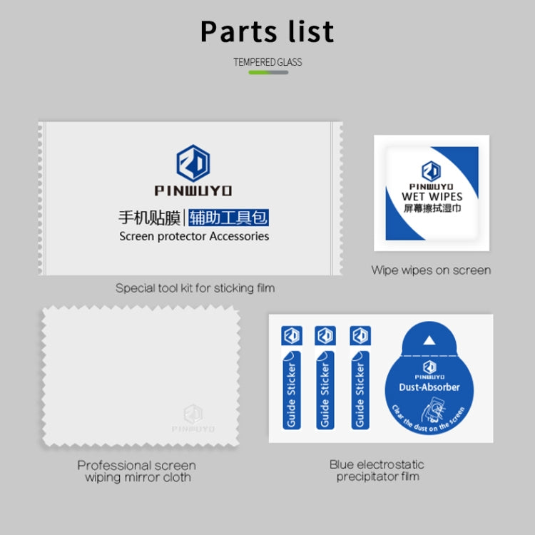 For ASUS ROG Phone 3 ZS661KS PINWUYO 9H 2.5D Full Screen Tempered Glass Film(Black) by PINWUYO