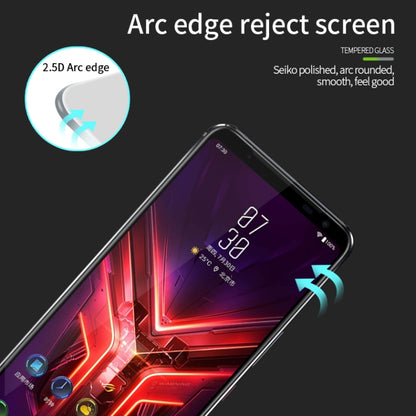 For ASUS ROG Phone 3 ZS661KS PINWUYO 9H 2.5D Full Screen Tempered Glass Film(Black) by PINWUYO