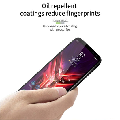 For ASUS ROG Phone 3 ZS661KS PINWUYO 9H 2.5D Full Screen Tempered Glass Film(Black) by PINWUYO