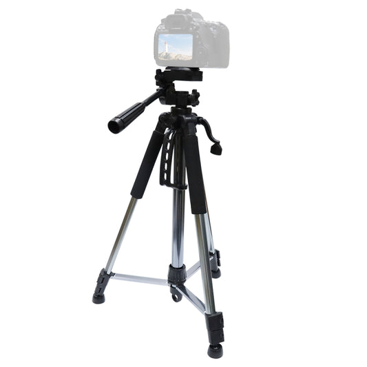 L-1200 Camera Tripod Live Broadcast Bracket For Mobile Phones, Cameras, Projectors 55-148CM Universal Adjustable Tripod (Silver) - Tripods by buy2fix | Online Shopping UK | buy2fix