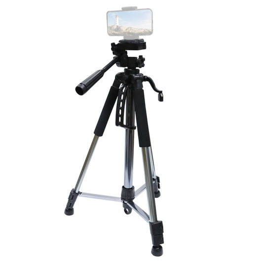 L-1200 Camera Tripod Live Broadcast Bracket For Mobile Phones, Cameras, Projectors 55-148CM Universal Adjustable Tripod (Silver) - Tripods by buy2fix | Online Shopping UK | buy2fix