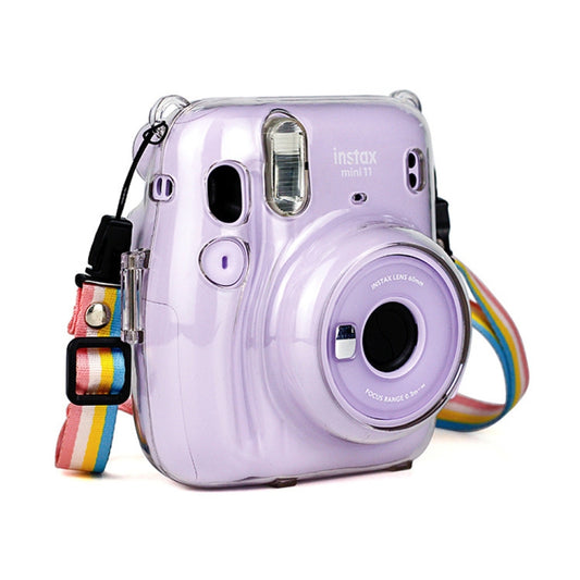 Richwell  Carry Case Bag Crystal Hard Cover with Shoulder Strap For Fujifilm Instax Mini 11 - Protective Case by Richwell | Online Shopping UK | buy2fix