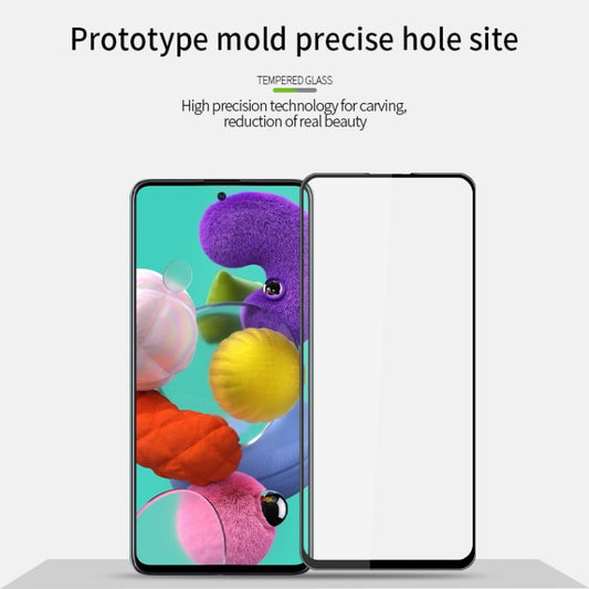 For Samsung Galaxy A51 PINWUYO 9H 3D Curved Full Screen Explosion-proof Tempered Glass Film(Black) - Galaxy Tempered Glass by PINWUYO | Online Shopping UK | buy2fix