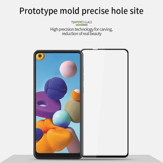 For Samsung Galaxy A21 / A21s PINWUYO 9H 3D Curved Full Screen Explosion-proof Tempered Glass Film(Black) - Galaxy Tempered Glass by PINWUYO | Online Shopping UK | buy2fix