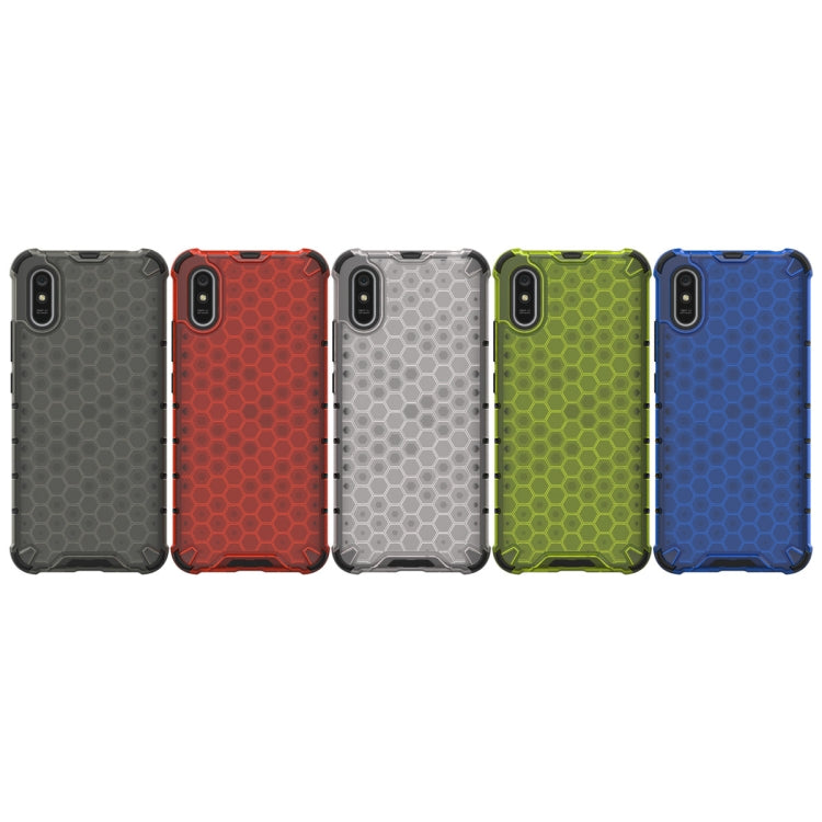 For Xiaomi Redmi 9A Shockproof Honeycomb PC + TPU Case(Green) by buy2fix