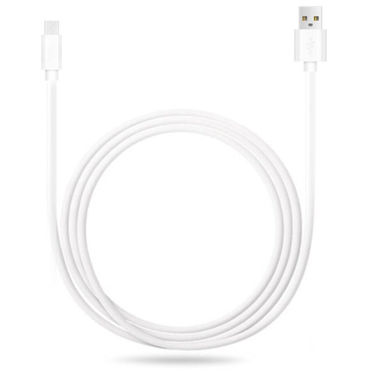 2.4A USB Male to Micro USB Male Interface Charge Cable, Length: 1m(White) by buy2fix