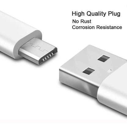 2.4A USB Male to Micro USB Male Interface Charge Cable, Length: 1m(White) by buy2fix