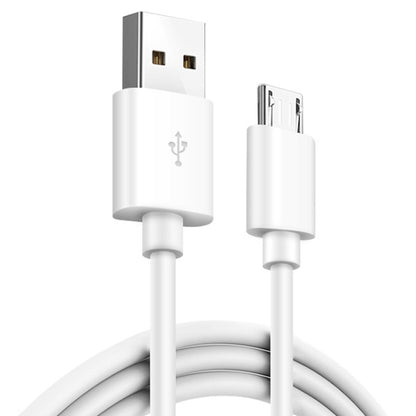 2.4A USB Male to Micro USB Male Interface Charge Cable, Length: 2m (White) by buy2fix
