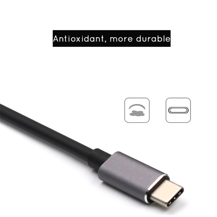 USB-C/Type-C to HD 4K HDMI + RJ45 + USB 3.0 + USB 2.0 + PD 5 in 1 HUB Converter by buy2fix